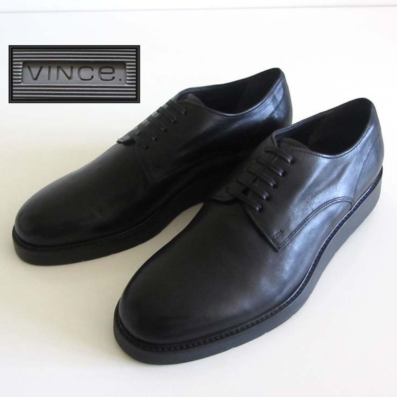 Vince Other - new VINCE Proctor black plain toe derby shoes 9 M